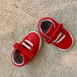 Janie and Jack Baby Boy Red Sneaker